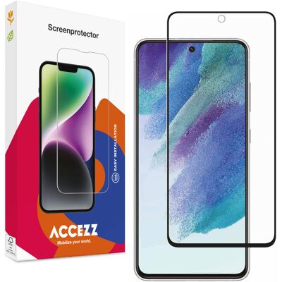 Accezz Gehard Glas Full Cover Screenprotector voor de Samsung Galaxy S21 FE Accezz Gehard Glas Full Cover Screenprotector voor de Samsung Galaxy S21 FE