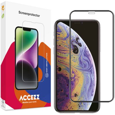 Accezz Gehard Glas Full Cover Screenprotector voor de Apple iPhone 11 Pro Max / Xs Max Accezz Gehard Glas Full Cover Screenprotector voor de Apple iPhone 11 Pro Max / Xs Max
