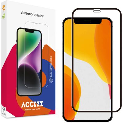 Accezz Gehard Glas Full Cover Screenprotector voor de Apple iPhone 12 Mini Accezz Gehard Glas Full Cover Screenprotector voor de Apple iPhone 12 Mini