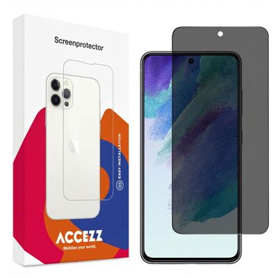 Accezz Gehard Glas Privacy Screenprotector voor de Samsung Galaxy S21 FE Accezz Gehard Glas Privacy Screenprotector voor de Samsung Galaxy S21 FE