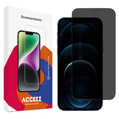 Accezz Gehard Glas Privacy Screenprotector voor de Apple iPhone 12 (Pro) Accezz Gehard Glas Privacy Screenprotector voor de Apple iPhone 12 (Pro)