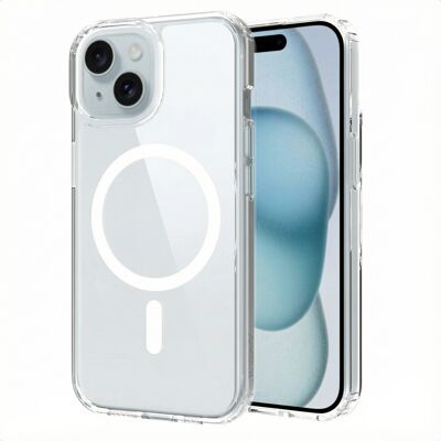 Accezz Xtreme Impact Backcover met MagSafe voor de Apple iPhone 15 - Transparant Accezz Xtreme Impact Backcover met MagSafe voor de Apple iPhone 15 - Transparant
