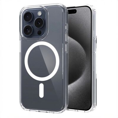 Accezz Xtreme Impact Backcover met MagSafe voor de Apple iPhone 15 Pro - Transparant Accezz Xtreme Impact Backcover met MagSafe voor de Apple iPhone 15 Pro - Transparant