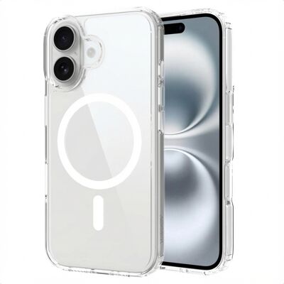 Accezz Xtreme Impact Backcover met MagSafe voor de Apple iPhone 16 - Transparant Accezz Xtreme Impact Backcover met MagSafe voor de Apple iPhone 16 - Transparant