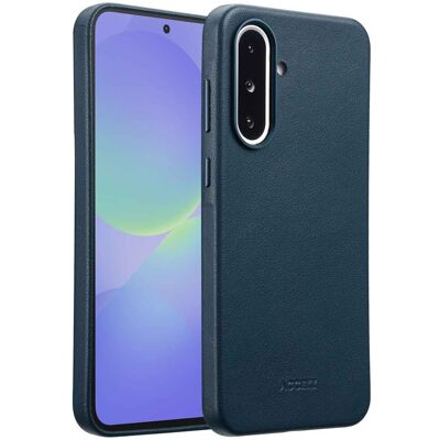 Accezz MagSafe Leather Backcover voor de Samsung Galaxy A36 / A56 - Nightfall Blue Accezz MagSafe Leather Backcover voor de Samsung Galaxy A36 / A56 - Nightfall Blue