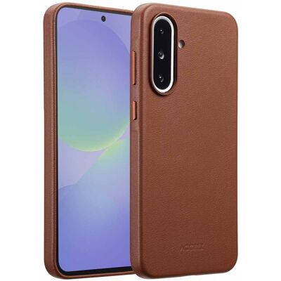 Accezz MagSafe Leather Backcover voor de Samsung Galaxy A36 / A56 - Sienna Brown Accezz MagSafe Leather Backcover voor de Samsung Galaxy A36 / A56 - Sienna Brown