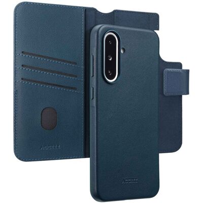 Accezz Leather Bookcase 2-in-1 met MagSafe voor de Samsung Galaxy A36 / A56 - Nightfall Blue Accezz Leather Bookcase 2-in-1 met MagSafe voor de Samsung Galaxy A36 / A56 - Nightfall Blue