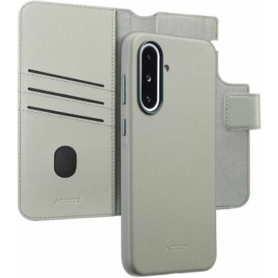 Accezz Leather Bookcase 2-in-1 met MagSafe voor de Samsung Galaxy A36 / A56 - Light Grey Accezz Leather Bookcase 2-in-1 met MagSafe voor de Samsung Galaxy A36 / A56 - Light Grey