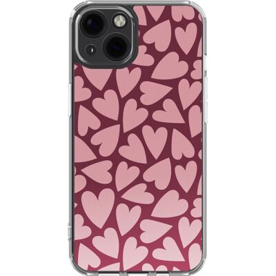 imoshion Design hoesje voor de Apple iPhone 13 - Hearty Blush imoshion Design hoesje voor de Apple iPhone 13 - Hearty Blush