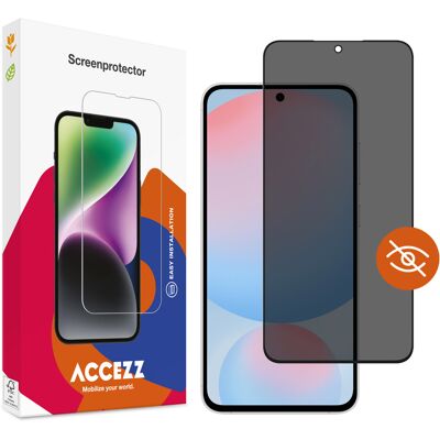 Accezz Gehard Glas Privacy Screenprotector voor de Samsung Galaxy S25 FE / A57 Accezz Gehard Glas Privacy Screenprotector voor de Samsung Galaxy S25 FE / A57