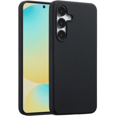 Accezz Liquid Silicone Backcover met MagSafe voor de Samsung Galaxy S25 FE - Zwart Accezz Liquid Silicone Backcover met MagSafe voor de Samsung Galaxy S25 FE - Zwart