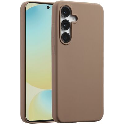 Accezz Liquid Silicone Backcover met MagSafe voor de Samsung Galaxy S25 FE - Lichtbruin Accezz Liquid Silicone Backcover met MagSafe voor de Samsung Galaxy S25 FE - Lichtbruin