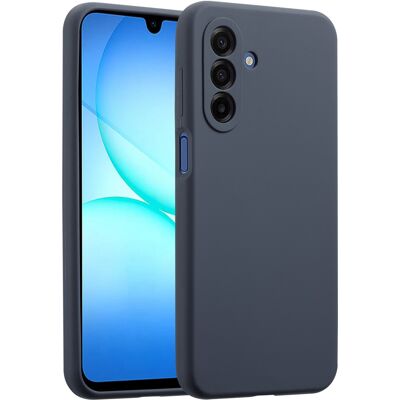 Accezz Liquid Silicone Backcover voor de Samsung Galaxy A17 (5G) / (4G) - Donkerblauw Accezz Liquid Silicone Backcover voor de Samsung Galaxy A17 (5G) / (4G) - Donkerblauw