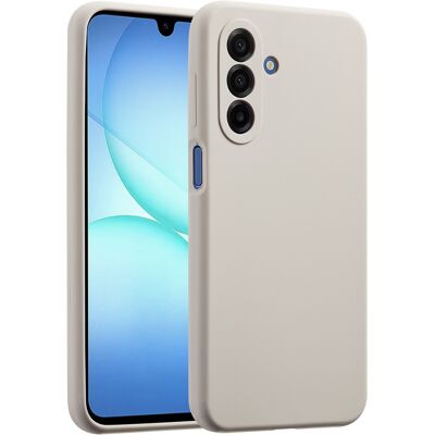 Accezz Liquid Silicone Backcover voor de Samsung Galaxy A17 (5G) / (4G) - Stone Accezz Liquid Silicone Backcover voor de Samsung Galaxy A17 (5G) / (4G) - Stone