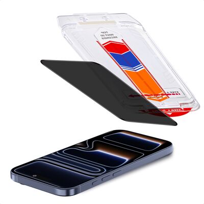 Accezz Gehard Glas Privacy Screenprotector + Applicator voor de Apple iPhone 17 Pro Accezz Gehard Glas Privacy Screenprotector + Applicator voor de Apple iPhone 17 Pro