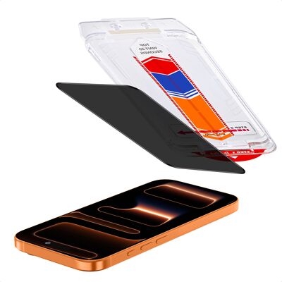 Accezz Gehard Glas Privacy Screenprotector + Applicator voor de Apple iPhone 17 Pro Max Accezz Gehard Glas Privacy Screenprotector + Applicator voor de Apple iPhone 17 Pro Max