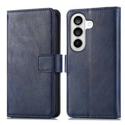 imoshion Luxe Bookcase voor de Samsung Galaxy S26 - Donkerblauw imoshion Luxe Bookcase voor de Samsung Galaxy S26 - Donkerblauw