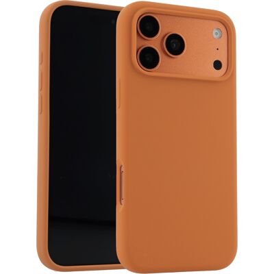 Accezz Liquid Silicone Backcover met MagSafe voor de Apple iPhone 17 Pro Max - Oranje Accezz Liquid Silicone Backcover met MagSafe voor de Apple iPhone 17 Pro Max - Oranje