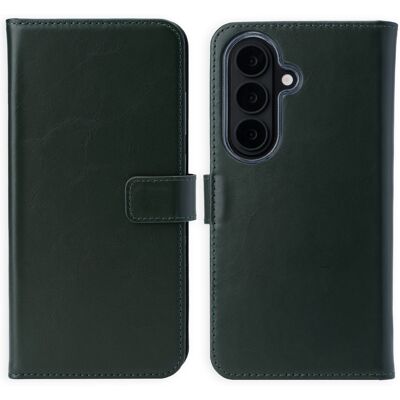 Selencia Echt Leren Bookcase voor de Samsung Galaxy S26 Plus - Groen Selencia Echt Leren Bookcase voor de Samsung Galaxy S26 Plus - Groen