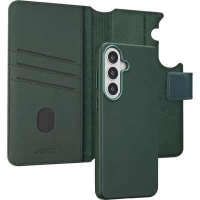 Accezz Leather Bookcase 2-in-1 met MagSafe voor de Samsung Galaxy S26 Plus - Cedar Green Accezz Leather Bookcase 2-in-1 met MagSafe voor de Samsung Galaxy S26 Plus - Cedar Green