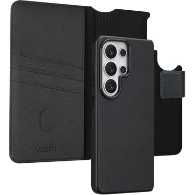 Accezz Leather Bookcase 2-in-1 met MagSafe voor de Samsung Galaxy S26 Ultra - Onyx Black Accezz Leather Bookcase 2-in-1 met MagSafe voor de Samsung Galaxy S26 Ultra - Onyx Black