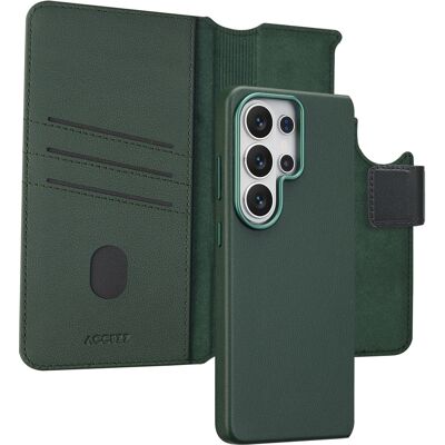 Accezz Leather Bookcase 2-in-1 met MagSafe voor de Samsung Galaxy S26 Ultra - Cedar Green Accezz Leather Bookcase 2-in-1 met MagSafe voor de Samsung Galaxy S26 Ultra - Cedar Green