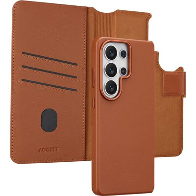 Accezz Leather Bookcase 2-in-1 met MagSafe voor de Samsung Galaxy S26 Ultra - Sienna Brown Accezz Leather Bookcase 2-in-1 met MagSafe voor de Samsung Galaxy S26 Ultra - Sienna Brown