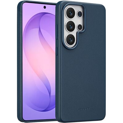 Accezz MagSafe Leather Backcover voor de Samsung Galaxy S26 Ultra - Nightfall Blue Accezz MagSafe Leather Backcover voor de Samsung Galaxy S26 Ultra - Nightfall Blue