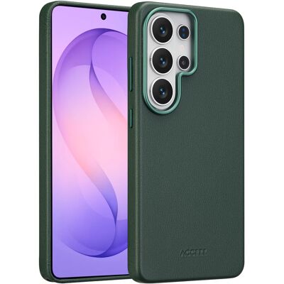 Accezz MagSafe Leather Backcover voor de Samsung Galaxy S26 Ultra - Cedar Green Accezz MagSafe Leather Backcover voor de Samsung Galaxy S26 Ultra - Cedar Green