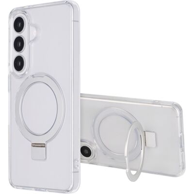 Accezz Ring Stand Backcover met MagSafe voor de Samsung Galaxy S26 - Transparant Accezz Ring Stand Backcover met MagSafe voor de Samsung Galaxy S26 - Transparant