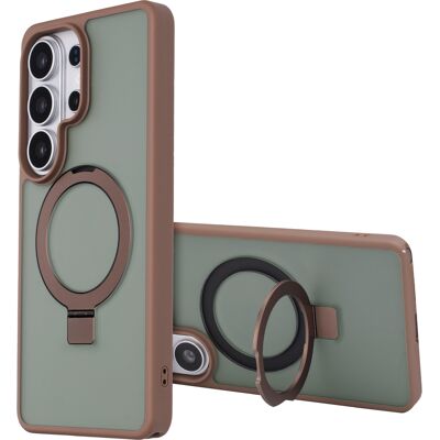 Accezz Ring Stand Backcover met MagSafe voor de Samsung Galaxy S26 Ultra - Bruin Accezz Ring Stand Backcover met MagSafe voor de Samsung Galaxy S26 Ultra - Bruin