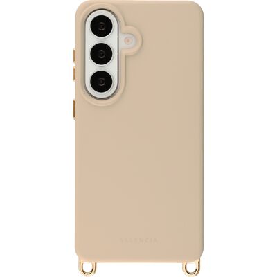 Selencia Rivièra MagSafe Backcover met afneembare haakjes voor de Samsung Galaxy S26 - Milky Latte Selencia Rivièra MagSafe Backcover met afneembare haakjes voor de Samsung Galaxy S26 - Milky Latte