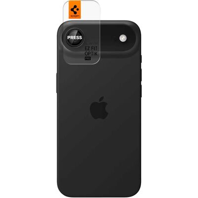Spigen Optik Pro EZ Fit Lens Protector 2-pack voor de Apple iPhone Air - Black Spigen Optik Pro EZ Fit Lens Protector 2-pack voor de Apple iPhone Air - Black
