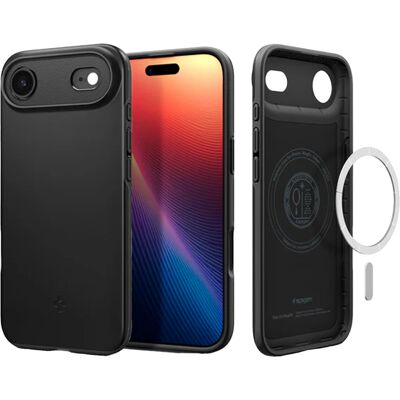 Spigen Thin Fit Backcover MagSafe voor de Apple iPhone Air - Black Spigen Thin Fit Backcover MagSafe voor de Apple iPhone Air - Black