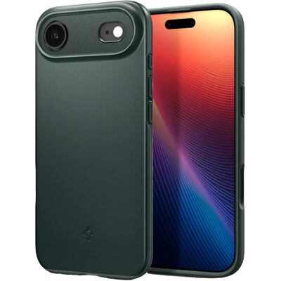 Spigen Thin Fit Backcover MagSafe voor de Apple iPhone Air - Abyss Green Spigen Thin Fit Backcover MagSafe voor de Apple iPhone Air - Abyss Green