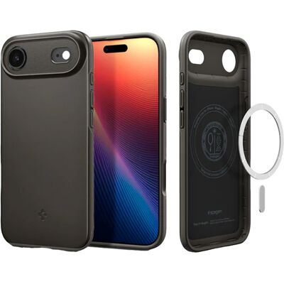 Spigen Thin Fit Backcover MagSafe voor de Apple iPhone Air - Gunmetal Spigen Thin Fit Backcover MagSafe voor de Apple iPhone Air - Gunmetal