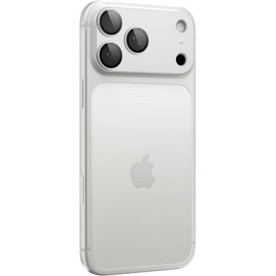 Spigen GLAStR EZ Fit Optik Camera Protector voor de Apple iPhone 17 Pro - Silver Spigen GLAStR EZ Fit Optik Camera Protector voor de Apple iPhone 17 Pro - Silver