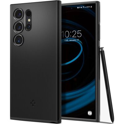 Spigen Thin Fit Backcover voor de Samsung Galaxy S24 Ultra - Zwart Spigen Thin Fit Backcover voor de Samsung Galaxy S24 Ultra - Zwart