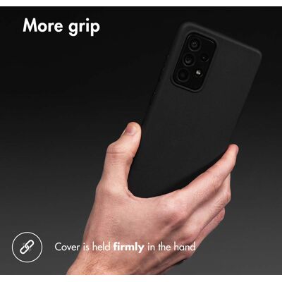 Accezz Color Backcover voor de Samsung Galaxy A33 - Zwart Accezz Color Backcover voor de Samsung Galaxy A33 - Zwart