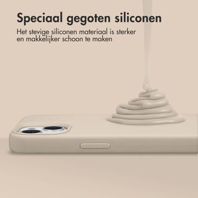 Accezz Liquid Silicone Backcover met MagSafe voor de Samsung Galaxy S26 Ultra - Stone Accezz Liquid Silicone Backcover met MagSafe voor de Samsung Galaxy S26 Ultra - Stone