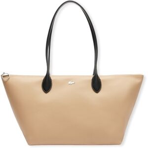 Lacoste Portemonnee Athena Bag - Eco Beige Noir Zwart Lacoste Portemonnee Athena Bag - Eco Beige Noir Zwart