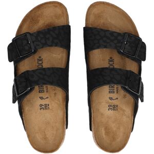 Birkenstock Arizona Women Birko Flor Leopard Print Black Narrow Zwart 41 Birkenstock Arizona Women Birko Flor Leopard Print Black Narrow Zwart 41