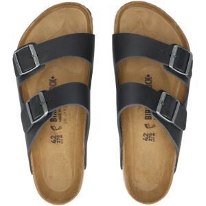 Birkenstock Arizona Men Leather Oiled Black Regular Zwart 43 Birkenstock Arizona Men Leather Oiled Black Regular Zwart 43
