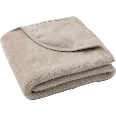 Jollein Basic Jersey/Sherpa Warm Sand 100x150 cm Ledikantdeken Jollein Basic Jersey/Sherpa Warm Sand 100x150 cm Ledikantdeken