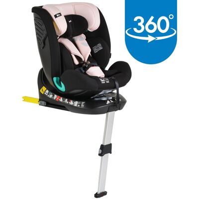 Cangaroo i-Protect Pearl Pink 40-150 cm 360° i-Size Autostoel Cangaroo i-Protect Pearl Pink 40-150 cm 360° i-Size Autostoel