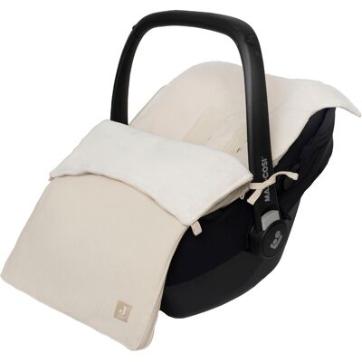 Jollein Little Waffle Sand 3/5 punts 0-9 maanden Autostoel Voetenzak Jollein Little Waffle Sand 3/5 punts 0-9 maanden Autostoel Voetenzak