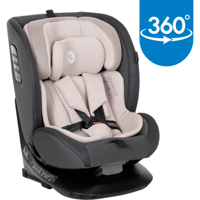Lorelli Monza Beige 40-150 cm 360° i-Size Autostoel Lorelli Monza Beige 40-150 cm 360° i-Size Autostoel