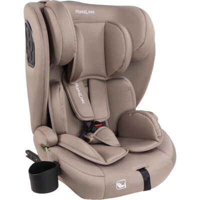 MamaLoes Mick Taupe Isofix 76-150 cm i-Size Autostoel MamaLoes Mick Taupe Isofix 76-150 cm i-Size Autostoel