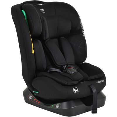 Moni Aventura Black 40-150 cm i-Size Autostoel Moni Aventura Black 40-150 cm i-Size Autostoel