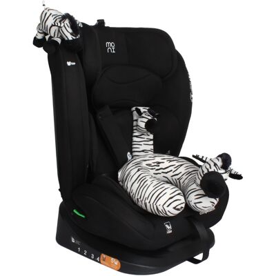 Moni Competition Midnight Black 40-150 cm Autostoel Moni Competition Midnight Black 40-150 cm Autostoel